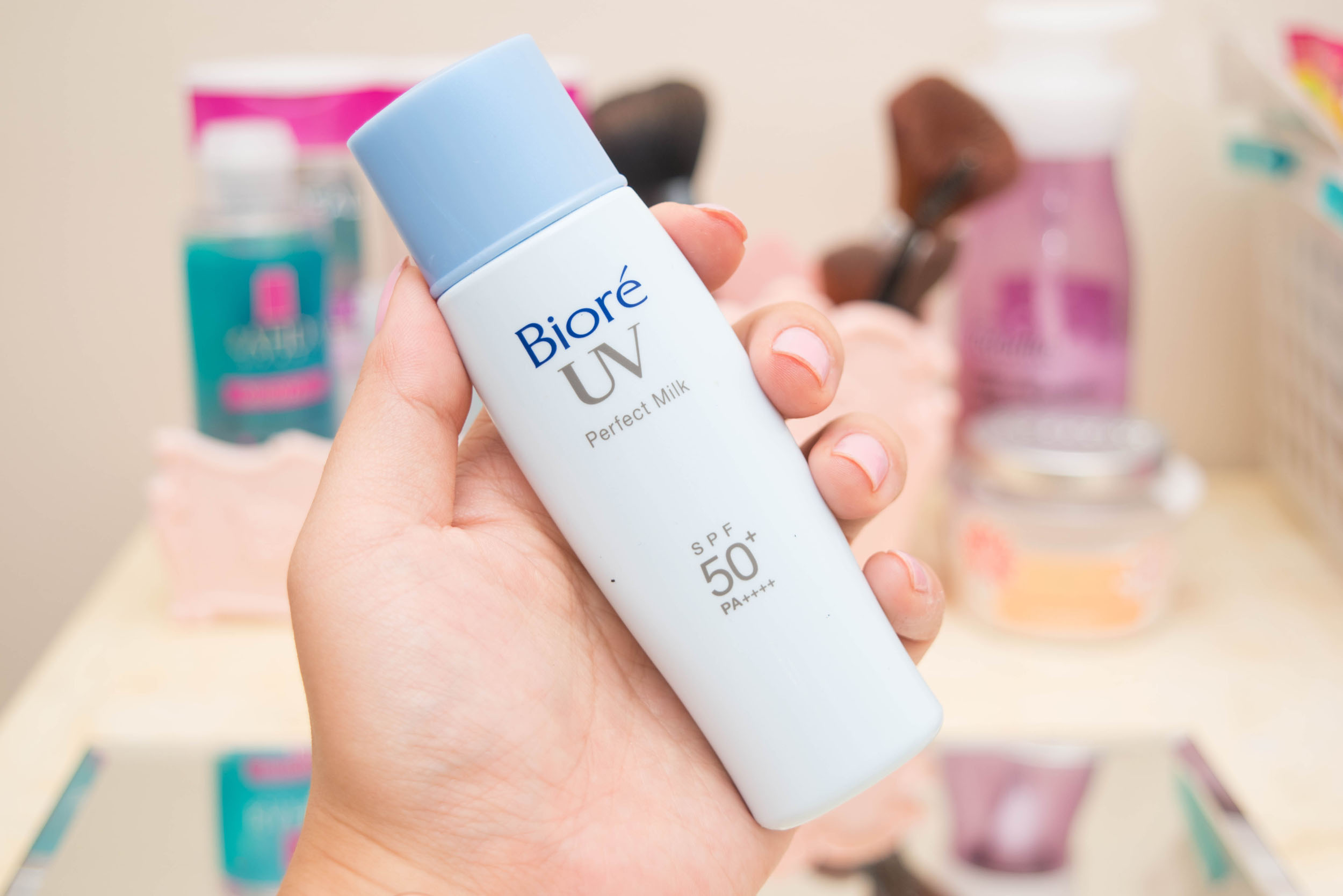 Resenha do Protetor Solar Bioré Perfect Milk Blog Cantinho da Tarsi