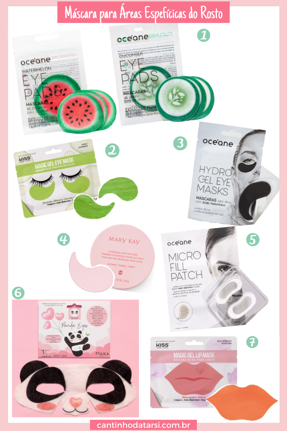 Pinterest_ Máscara para Área dos Olhos, Lábios e Bigode Chinês