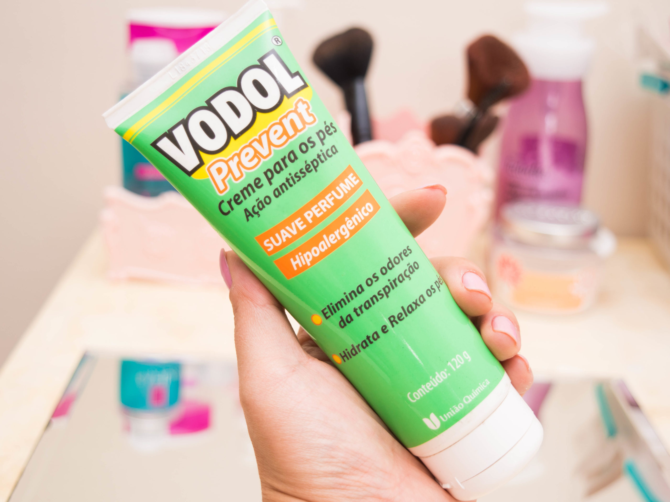 Xô Chulé: Creme para os Pés Vodol Prevent