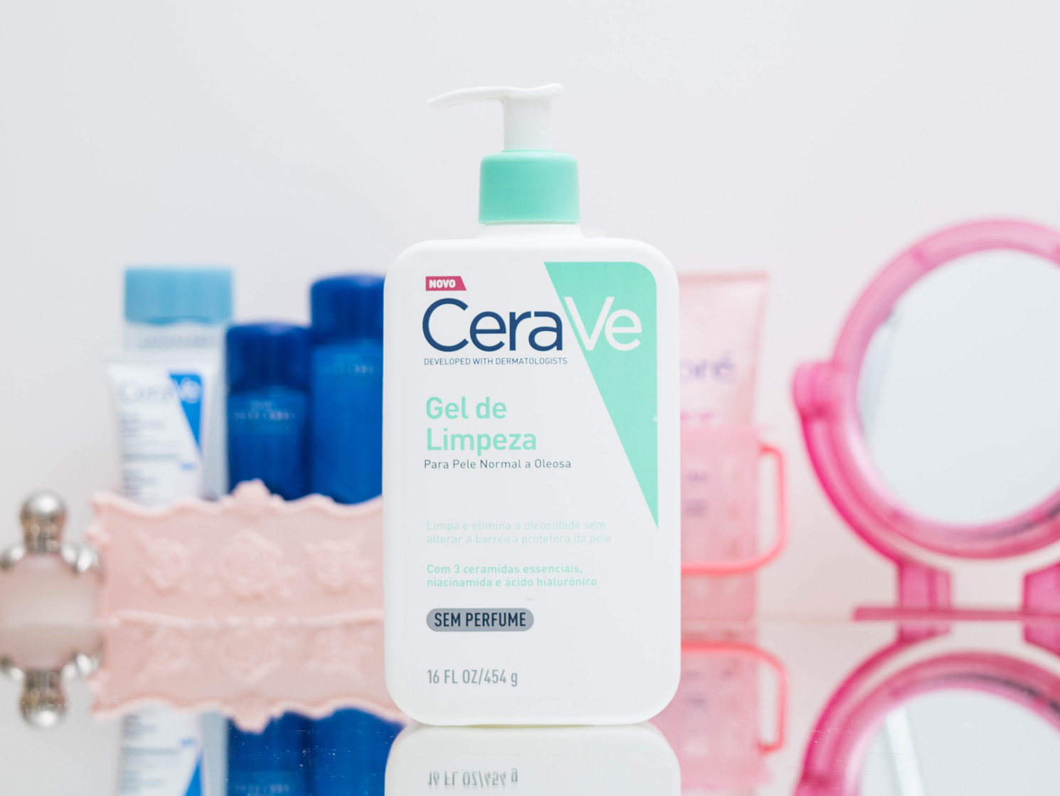 Gel de Limpeza Facial CeraVe para pele normal a oleosa