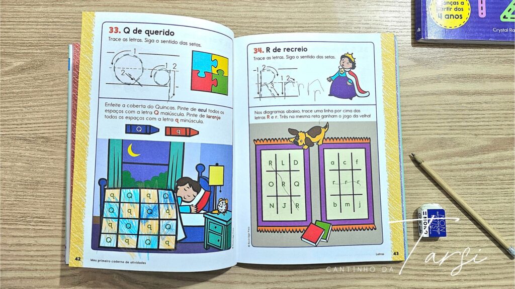 O Livro Meu Primeiro Caderno de Atividades do Manual do Mundo tem uma ótima qualidade, com folha frossa, páginas coloridas e didáticas.